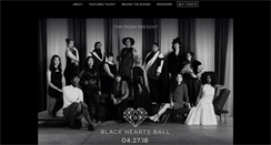 Desktop Screenshot of blackheartsball.com